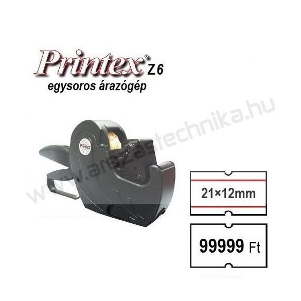 PRINTEX ZH6 1soros árazógép (21x12mm árazócímke)