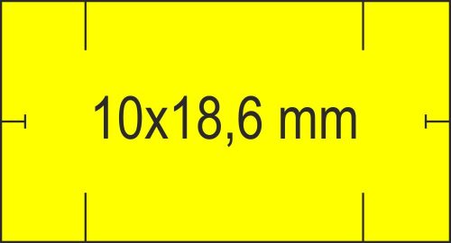 10x18,6mm citrom egysoros árcímke - AVERY Dennison