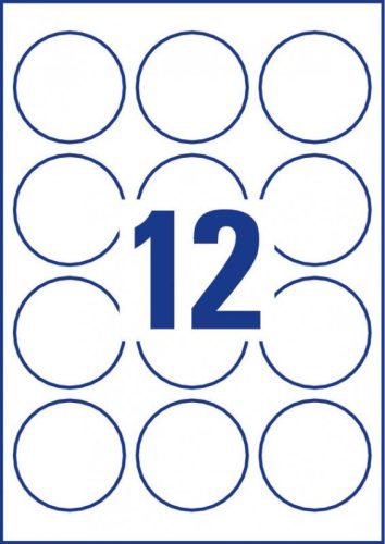 L3416-100 Avery 40mm körcíke