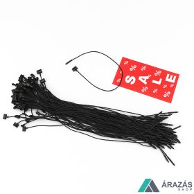 TEXTIL 12cm körszál PE - fekete zsinór (100db/cs)