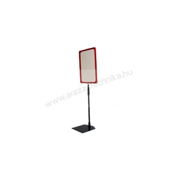 Információs állvány - A5 plakátkeret + (kihúzható SZÁR 2*30 cm) + PVC lapvédő fólia