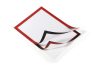 Duraframe® A4 - mágneses plakátkeret öntapadó hátlap (4882-03) - piros RAL3001