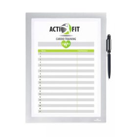   Duraframe NOTE A4 - ezüst (4993-23) jegyzettartó, takarítási naplóhoz
