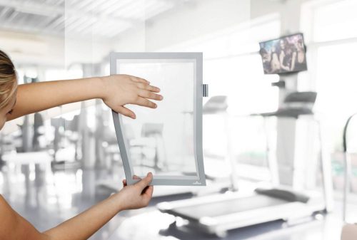 Duraframe NOTE A4 - ezüst (4993-23) jegyzettartó, takarítási naplóhoz