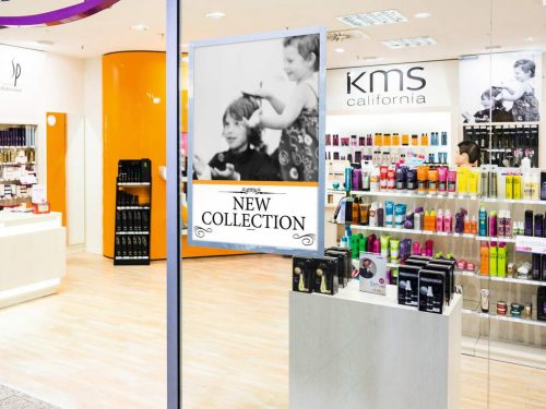 Duraframe® POSTER A1 - ezüst infokeret (5055-23) öntapadó hátlap