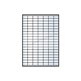 30x15mm 133 db/ív Rayfilm íves etikett címke [3032A]