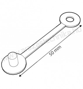 Összepattintható akasztó 50mm