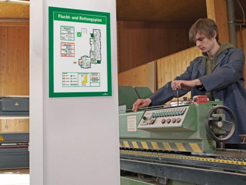 Duraframe A4 - zöld infokeret (4882-05) - öntapadó hátlap