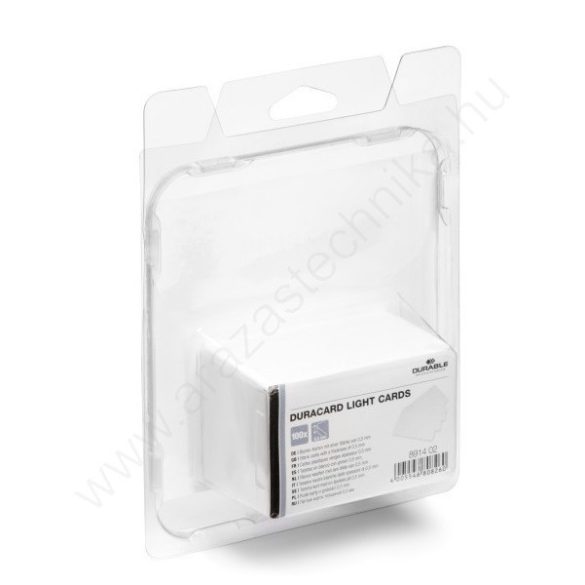 Duracard plasztikkártya (0,5 mm) - 100db/csomag (8914-02)
