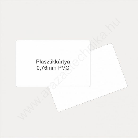 Duracard plasztikkártya 0,76mm - 100db/csomag (8915-02)