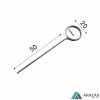 TÜSKE - ( 5cm) INOX árcímke tartó