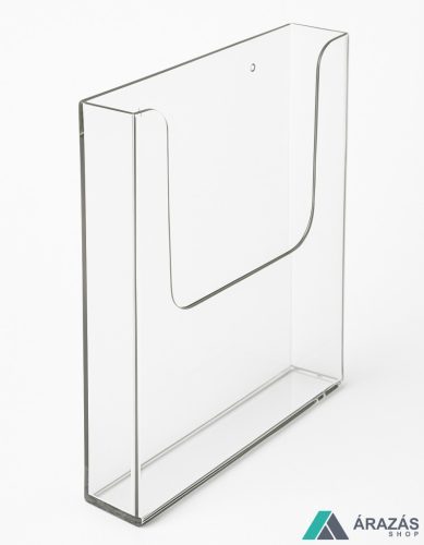 Prospektustartó A5 plexi fali  szórólaptartó