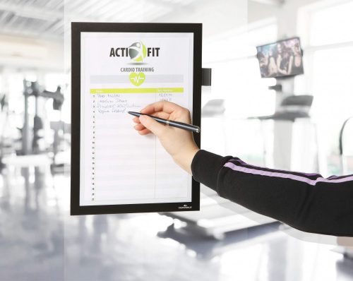 Duraframe NOTE A4 - fekete (4993-01) jegyzettartó, takarítási naplóhoz
