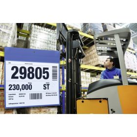   Neodym Mágneses logisztikai zseb A4 fekvő - KÜLTÉRRE IS! (1748-07) kék