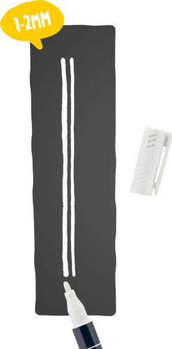 Krétamarker SMA100 FEHÉR (1-2mm) - vízzel lemosható