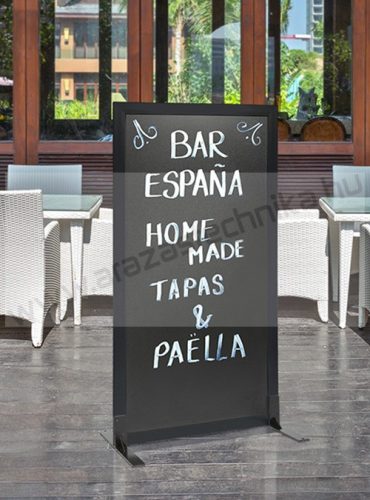 MultiBoard krétatábla 114x60cm (kültérre is) ezüst keret