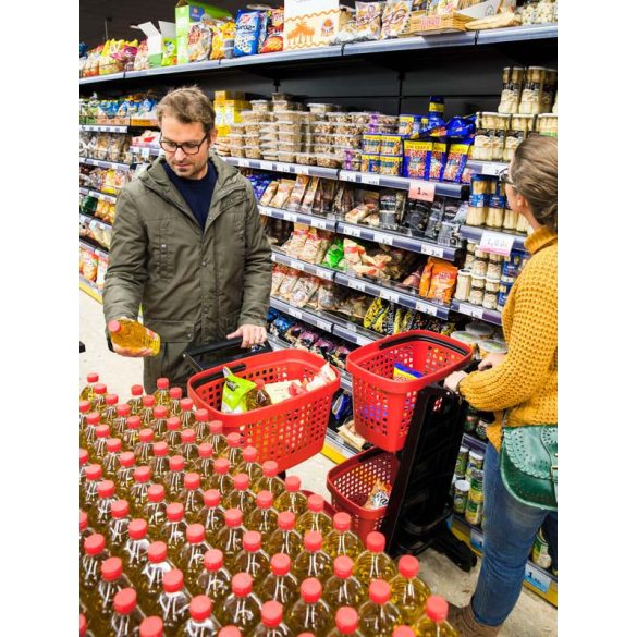 Snupy 60 literes bevásárlókocsi szett - zöld