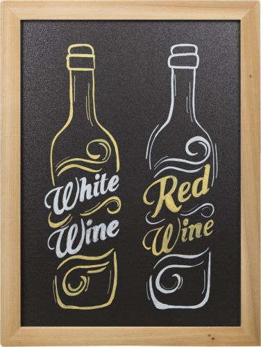 Krétatábla 60x80cm WOODY WALL - Tölgy keret