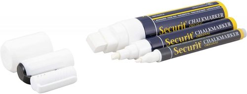 Krétamarker FEHÉR SMA510 (2-6mm) - vízzel lemosható