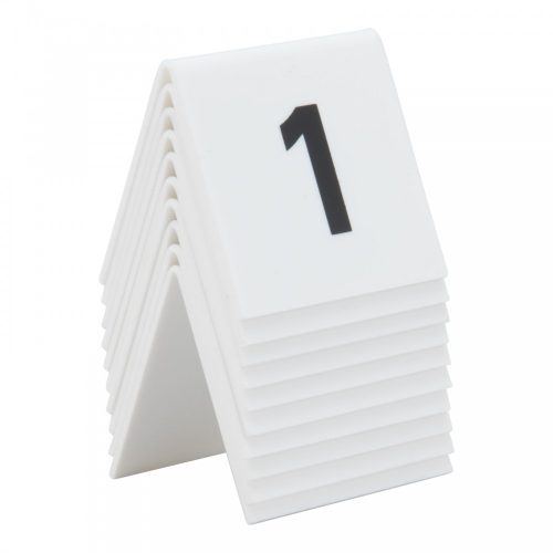 Asztalszám (1-10) Securit® TN-1-10-WT