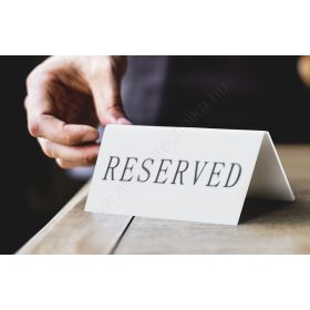 Reserved asztaltábla Securit® (5db) (TN-RES-EN-WT)