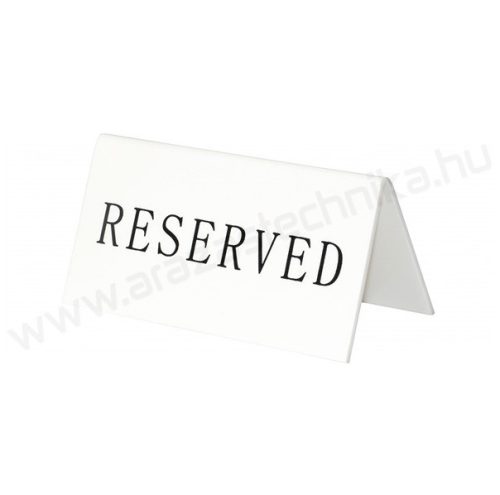 Reserved asztaltábla Securit® (5db) (TN-RES-EN-WT)