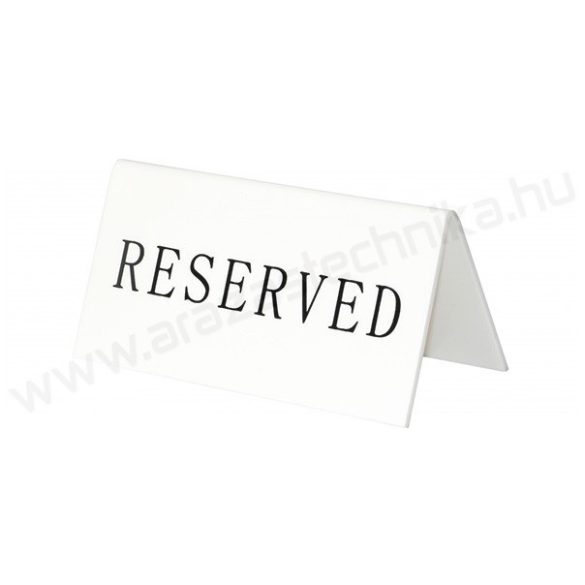 Asztal tábla Reserved felirattal Securit® 