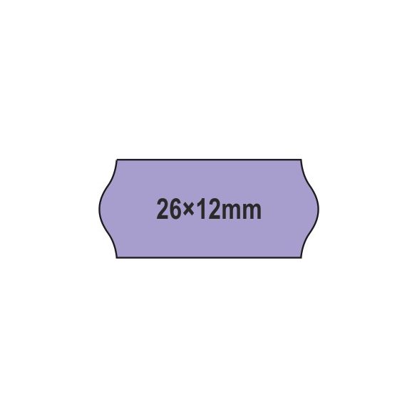 26x12mm eredeti OLASZ árazócímke LILA (1400db/tek)
