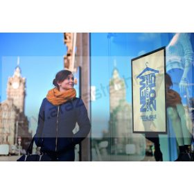   Duraframe® SUN B1 infokeret 70x100cm üvegre (5007-23) UV álló - ezüst