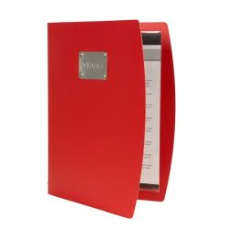 Étlaptartó RIO A4 piros Securit® (MC-RCA4-RD)
