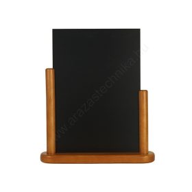   Elegant A4 krétás menütartó - FAtalp tölgy - Securit® ELE-TE-LA