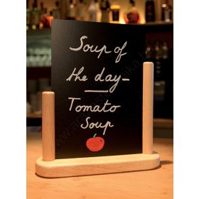   Elegant A5 krétás menütartó - FAtalp bükk - Securit® (ELE-B-ME)