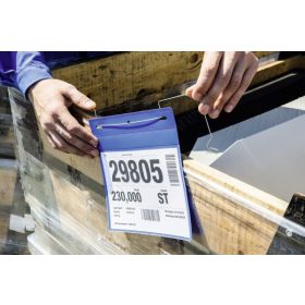   Logisztikai zseb RAKLAPRA akasztható A4 fekvő - KÜLTÉRRE IS! (1754-07) kék