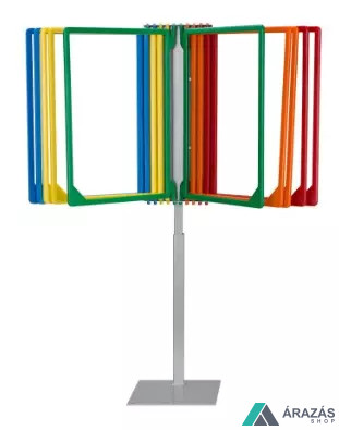  Kasszainfó 10db ×A4 keret+PVC - kasszainfó