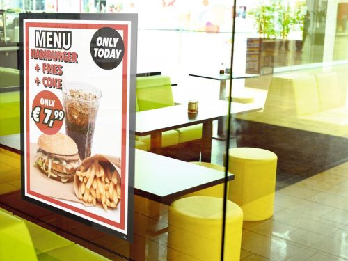 Duraframe® POSTER A1 - fekete infokeret (5055-01) öntapadó hátlap