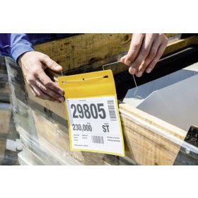   Logisztikai zseb RAKLAPRA akasztható A5 fekvő - KÜLTÉRRE IS! (1752-04) sárga