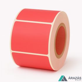 90x90mm  TT papír címke (1.000 db/tek) PIROS