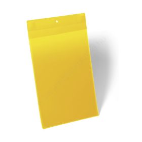   Neodym Mágneses logisztikai zseb A4 álló - KÜLTÉRRE IS! (1747-04) sárga