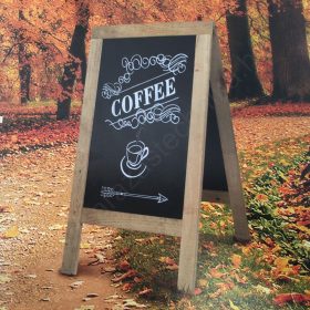   Krétás megállítótábla - 72x131cm NATURE - RUSZTIKUS - kültéri