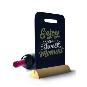   Menütartó A4 krétatábla - fa talp +krétamarker (FBT-CARRY)