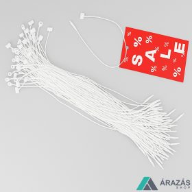 TEXTIL 12cm körszál PE - fehér zsinór (100db/cs)