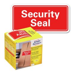   78x38mm biztonsági zárócímke "Security Seal" (Avery 7310)