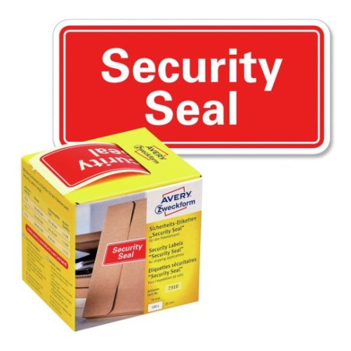 7310 Avery biztonsági zárócímke "Security Seal" 78x38mm