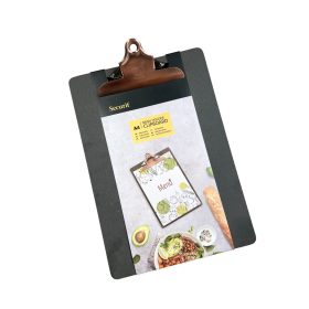   Felírótábla, csíptetős menütartó A4 Style - (MC-CBA4-BR)