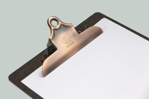 Felírótábla, csíptetős menütartó A4 Style - (MC-CBA4-BR)