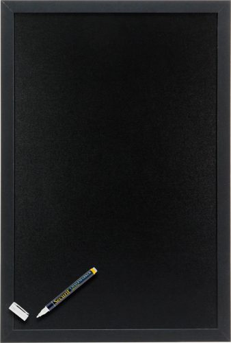 Krétatábla 40x60cm WOODY WALL - FEKETE keret (WBW-BL-40-60)
