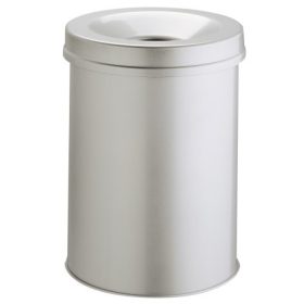   Szemetes SAFE 15L (3305-10) acél TŰZbiztos hulladékgyűjtő - szürke