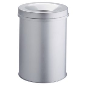   Szemetes SAFE 30L (3306-10) szürke TŰZbiztos hulladékgyűjtő - Acél