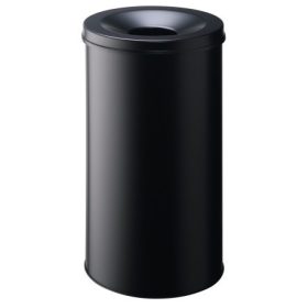   Szemetes SAFE 60L (3307-01) fekete TŰZbiztos hulladékgyűjtő - Acél