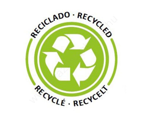 Gurulós bevásárló kosár 52 literes - RECYCLED fekete